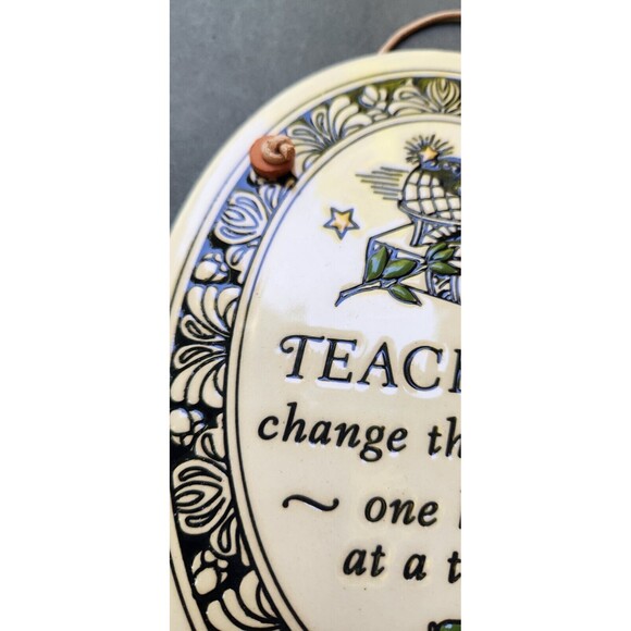 Teacher’s Plaque By Trinity Pottery Of Wisconsin - Picture 3 of 12